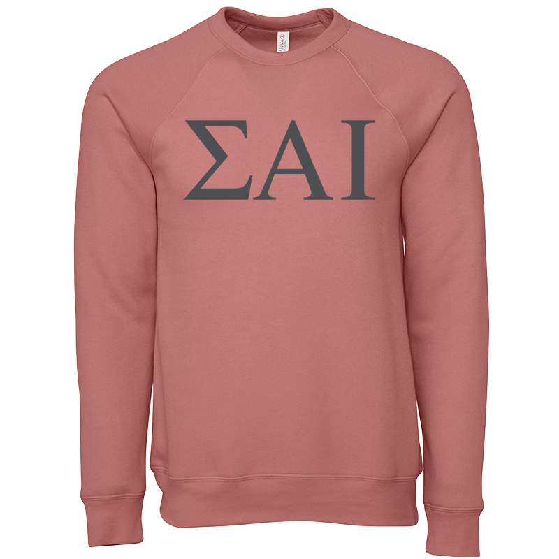Sigma Alpha Iota Lettered Crewneck Sweatshirts