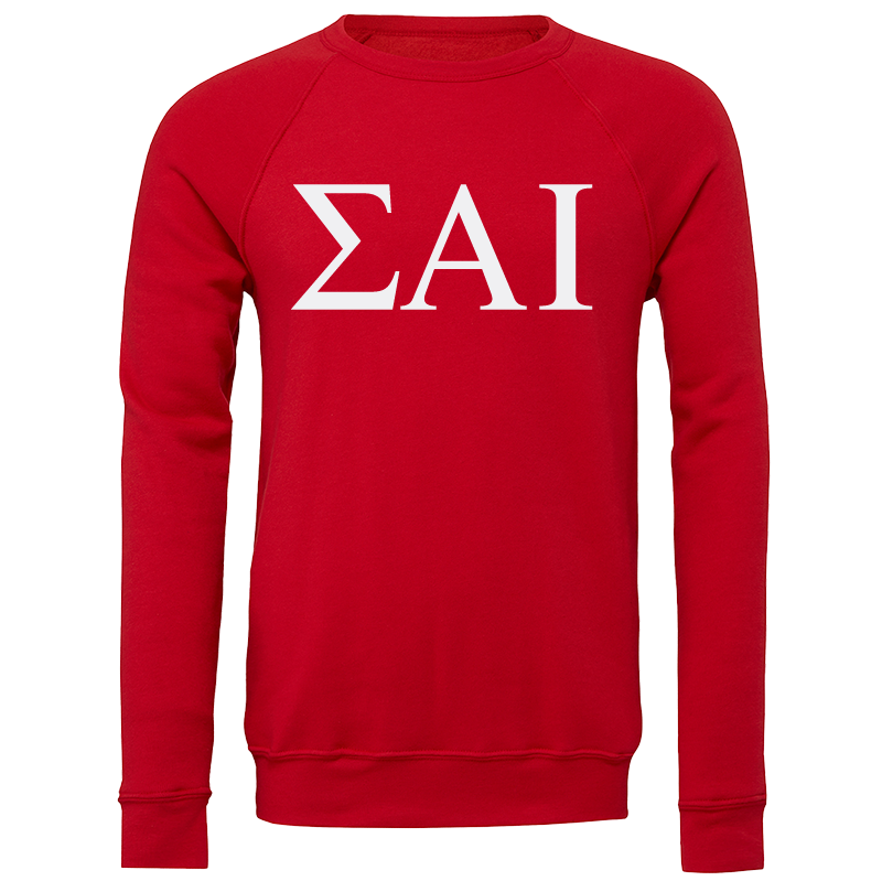 Sigma Alpha Iota Lettered Crewneck Sweatshirts