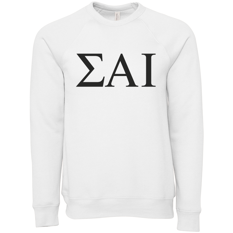 Sigma Alpha Iota Lettered Crewneck Sweatshirts