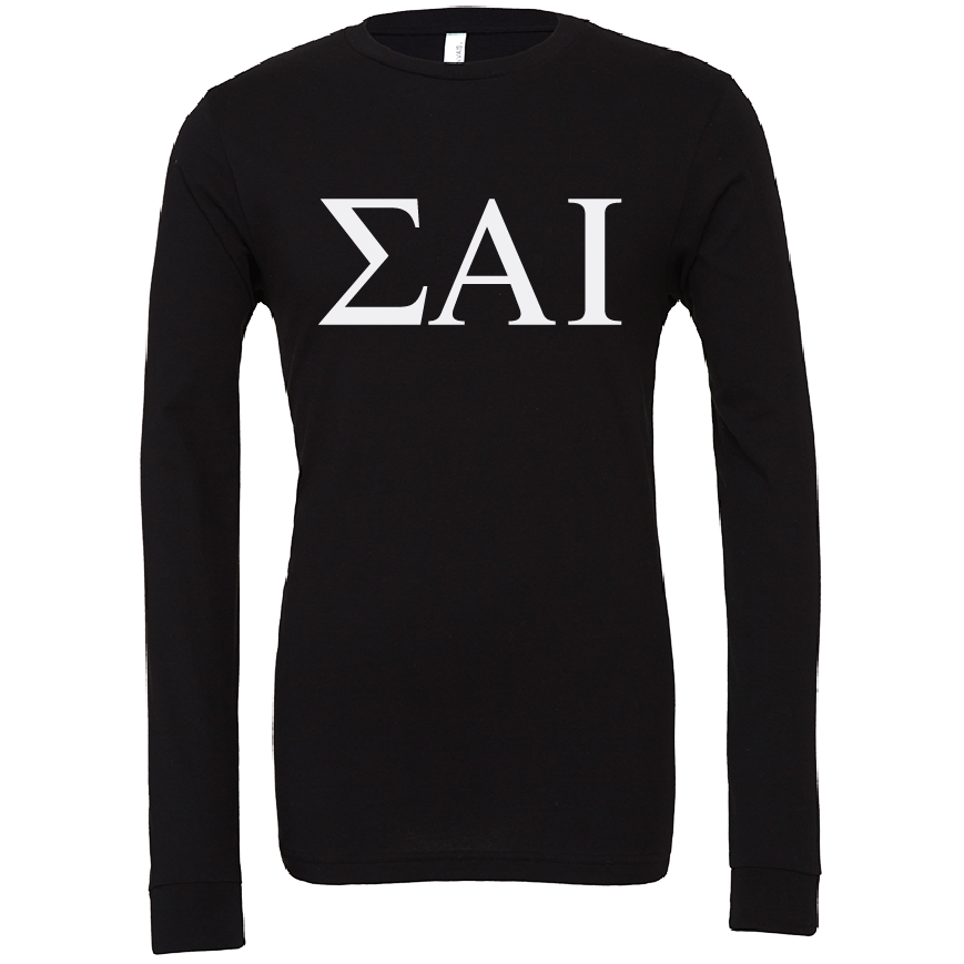 Sigma Alpha Iota Lettered Long Sleeve T-Shirts