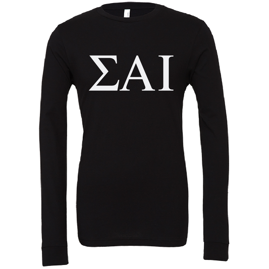 Sigma Alpha Iota Lettered Long Sleeve T-Shirts