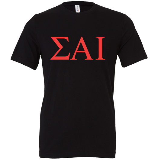 Sigma Alpha Iota Lettered Short Sleeve T-Shirts