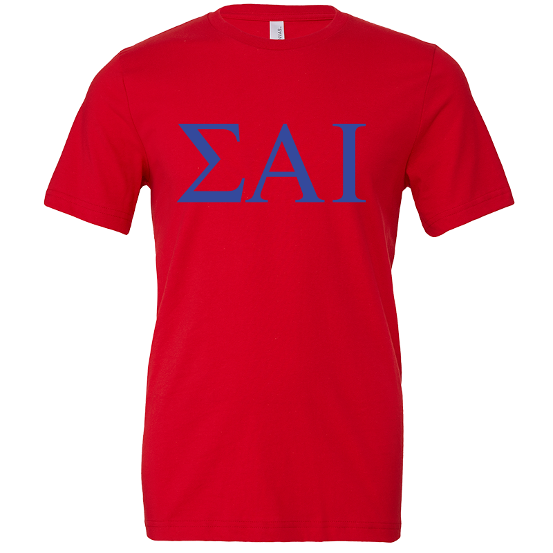 Sigma Alpha Iota Lettered Short Sleeve T-Shirts