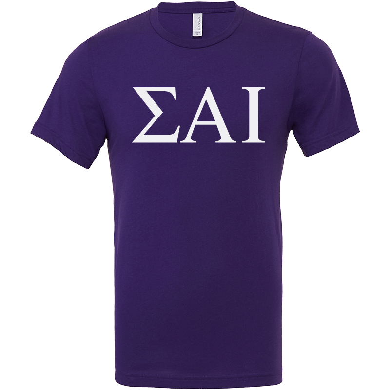 Sigma Alpha Iota Lettered Short Sleeve T-Shirts