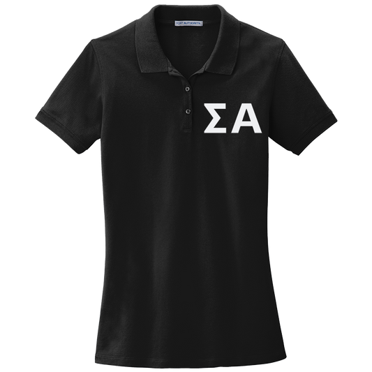 Sigma Alpha Ladies' Embroidered Polo Shirt
