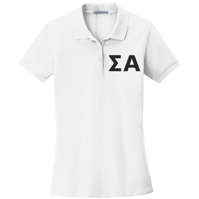 Sigma Alpha Ladies' Embroidered Polo Shirt