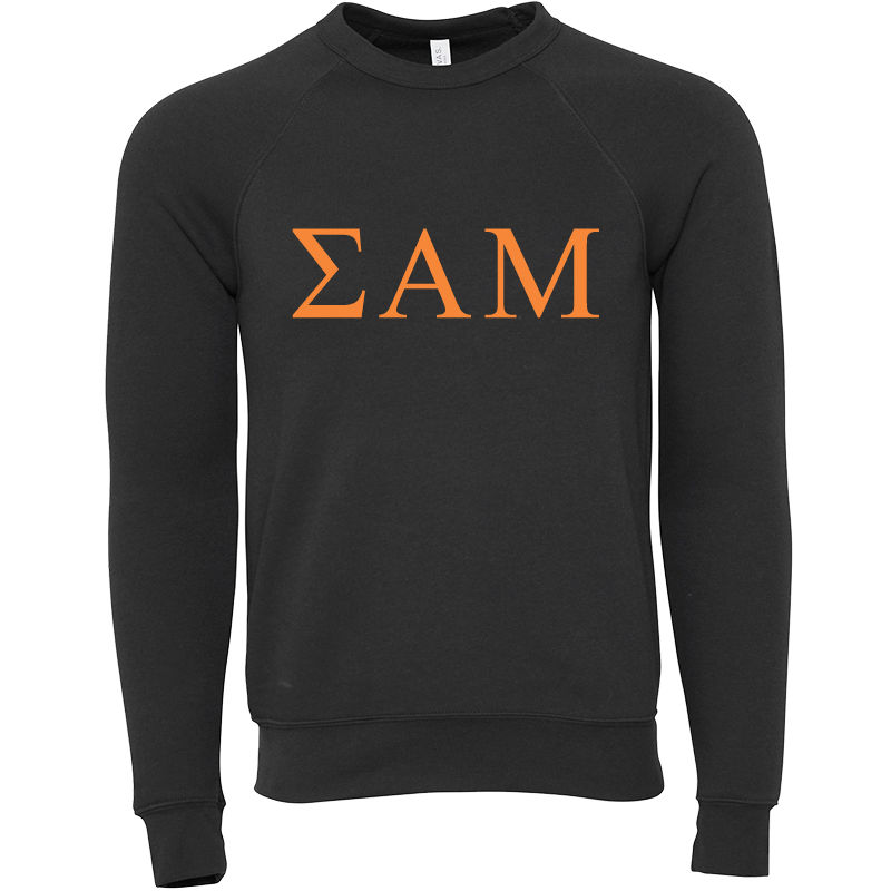 Sigma Alpha Mu Lettered Crewneck Sweatshirts