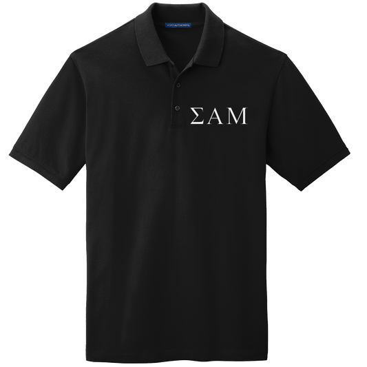 Sigma Alpha Mu Men's Embroidered Polo Shirt