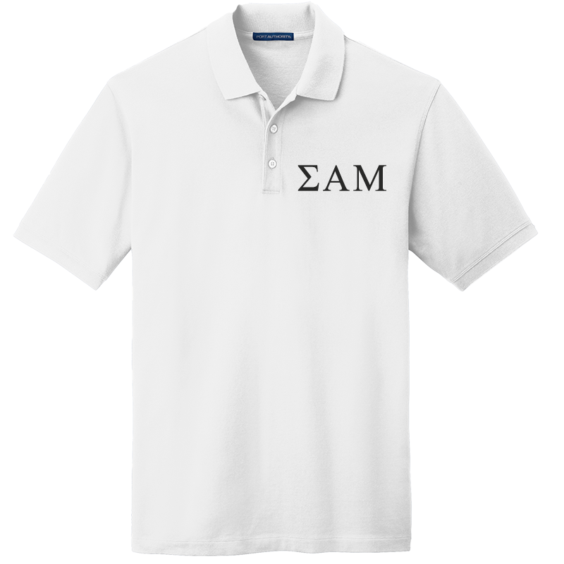 Sigma Alpha Mu Men's Embroidered Polo Shirt