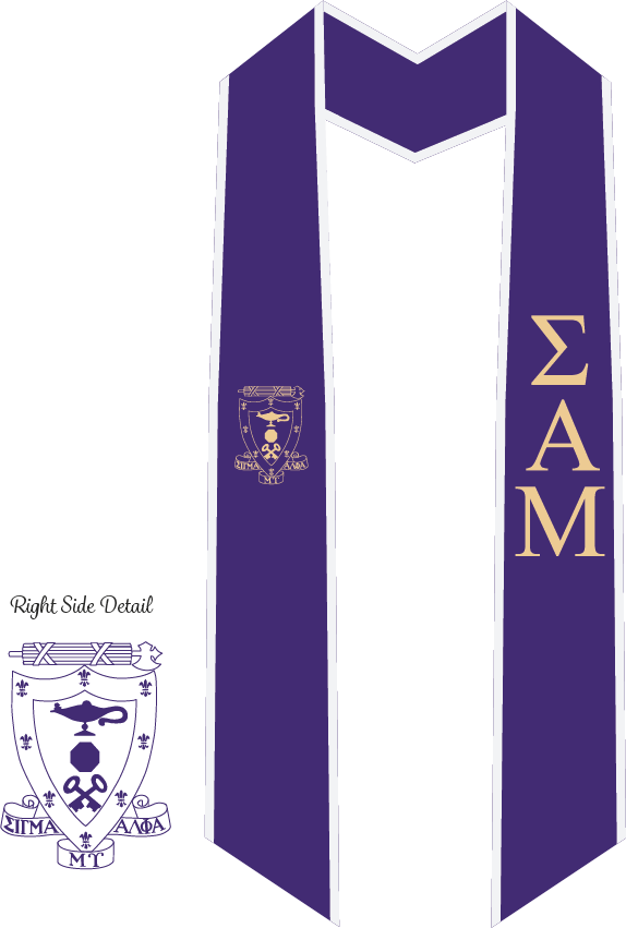 Sigma Alpha Mu Graduation Stoles
