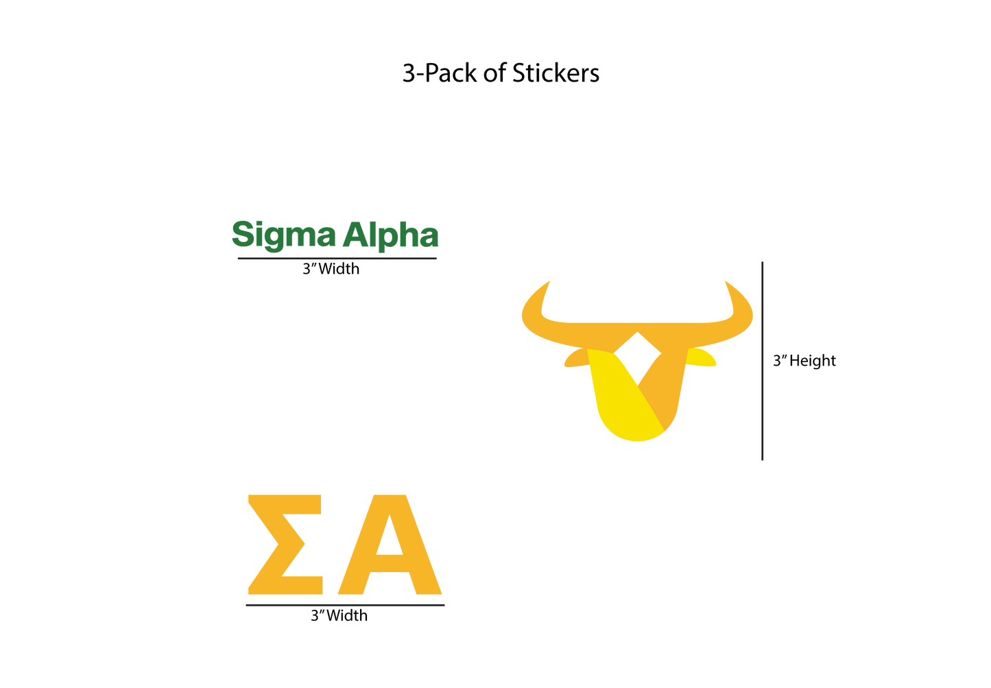 Sigma Alpha Stickers