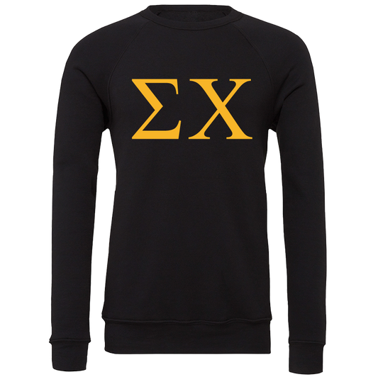 Sigma Chi Lettered Crewneck Sweatshirts
