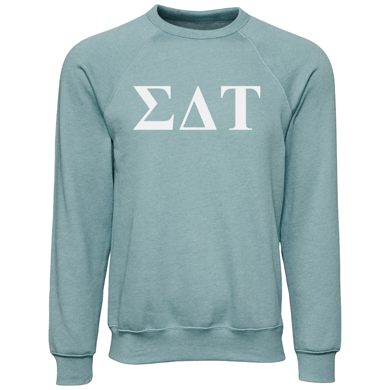Sigma Delta Tau Lettered Crewneck Sweatshirts