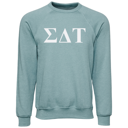 Sigma Delta Tau Lettered Crewneck Sweatshirts