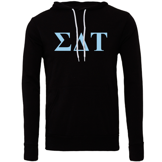 Sigma Delta Tau Lettered Hooded Sweatshirts