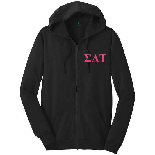 Sigma Delta Tau Zip-Up Hooded Sweatshirts