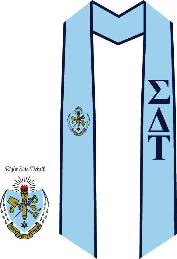 Sigma Delta Tau Graduation Stoles