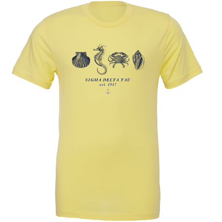 Sigma Delta Tau Nautical Graphic T-Shirts
