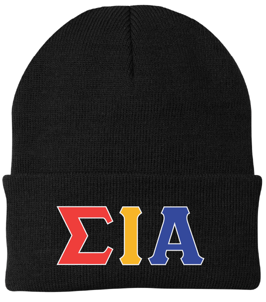 Sigma Iota Alpha Lettered Beanies