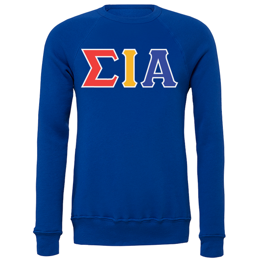 Sigma Iota Alpha Lettered Crewneck Sweatshirts