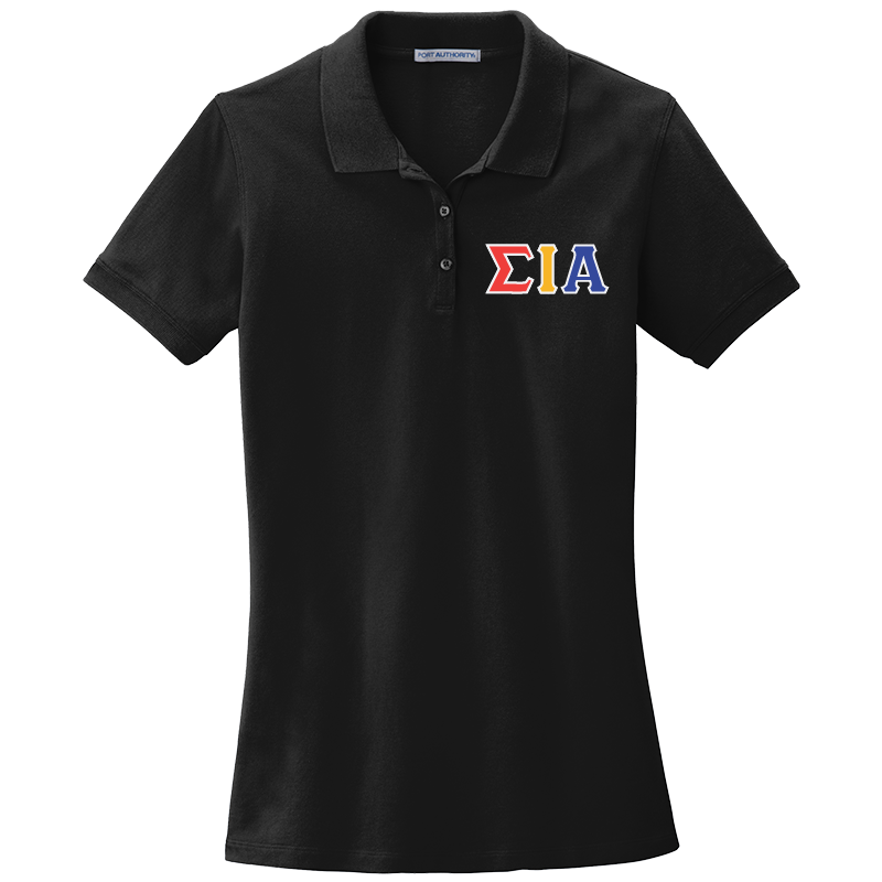 Sigma Iota Alpha Ladies' Embroidered Polo Shirt