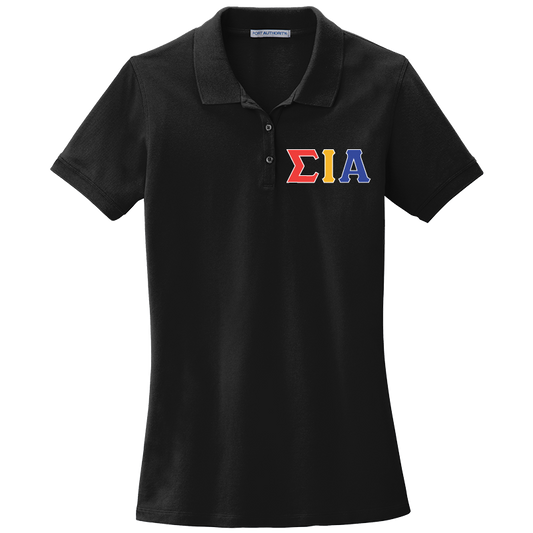 Sigma Iota Alpha Ladies' Embroidered Polo Shirt