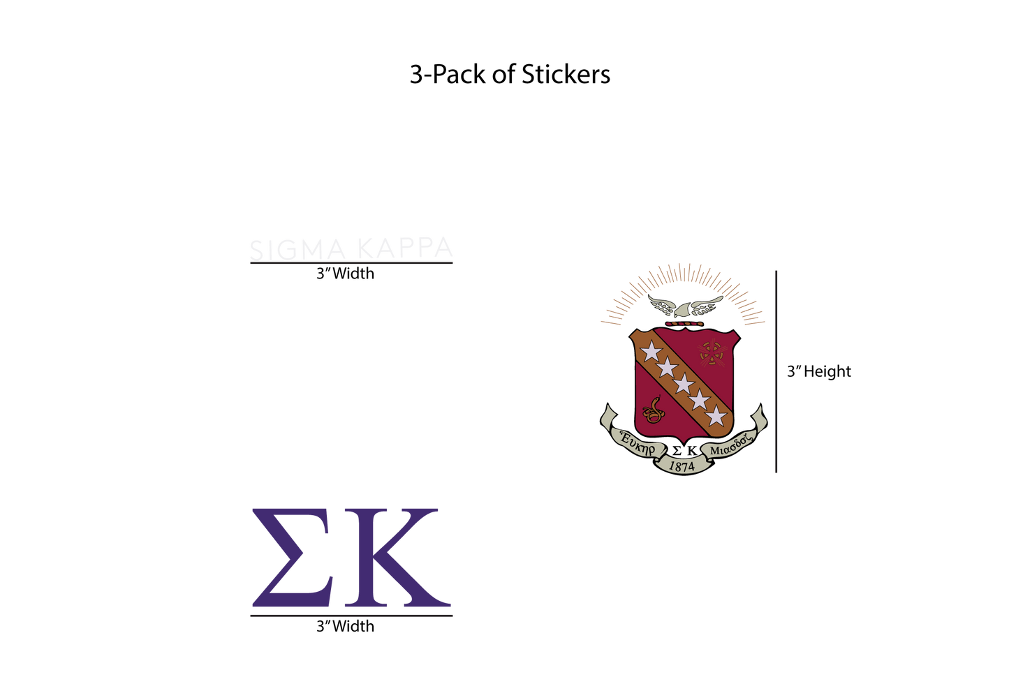 Sigma Kappa Stickers
