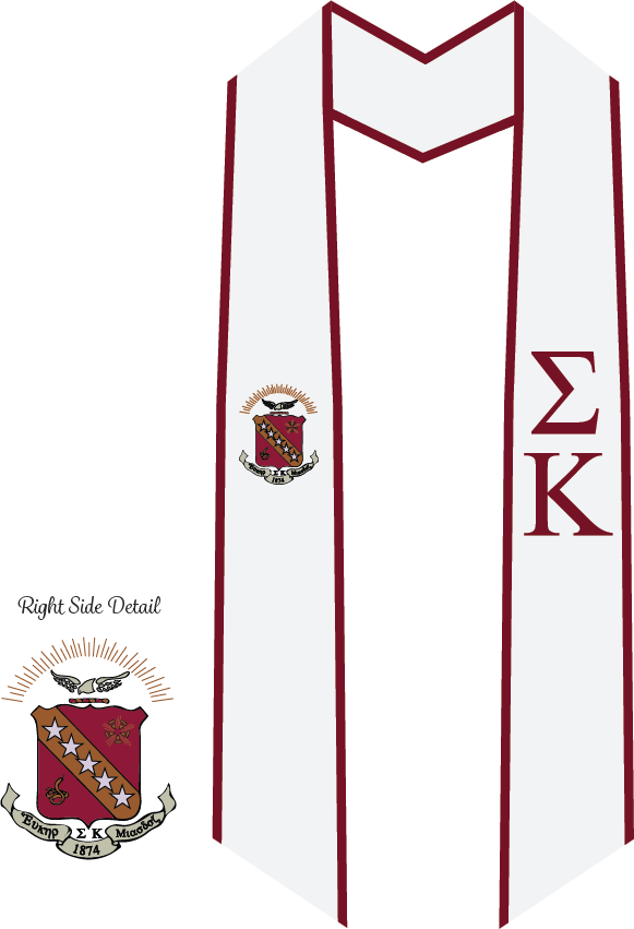Sigma Kappa Graduation Stoles