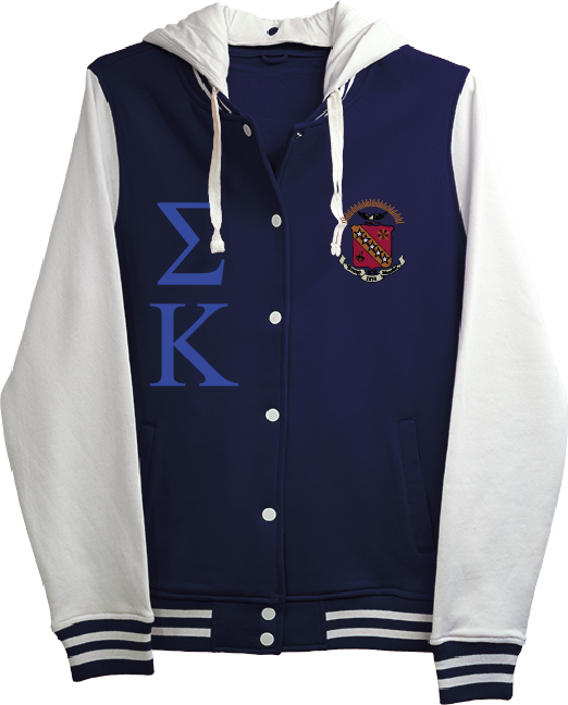Sigma Kappa Varsity Hooded Sweatshirt