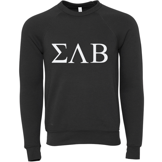 Sigma Lambda Beta Lettered Crewneck Sweatshirts