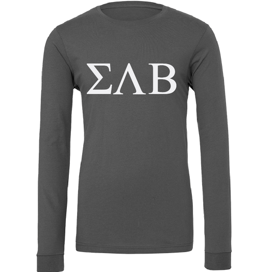 Sigma Lambda Beta Lettered Long Sleeve T-Shirts