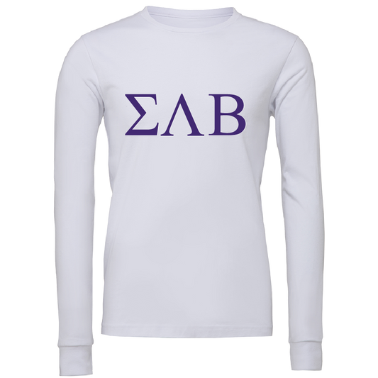 Sigma Lambda Beta Lettered Long Sleeve T-Shirts