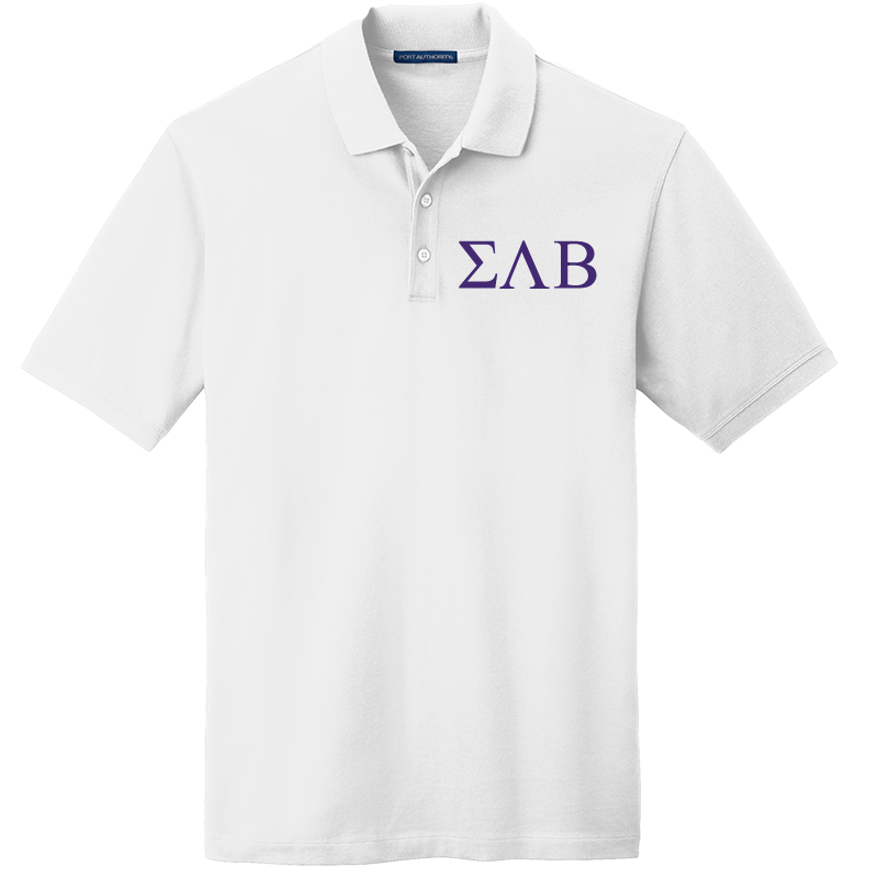 Sigma Lambda Beta Phi Men's Embroidered Polo Shirt