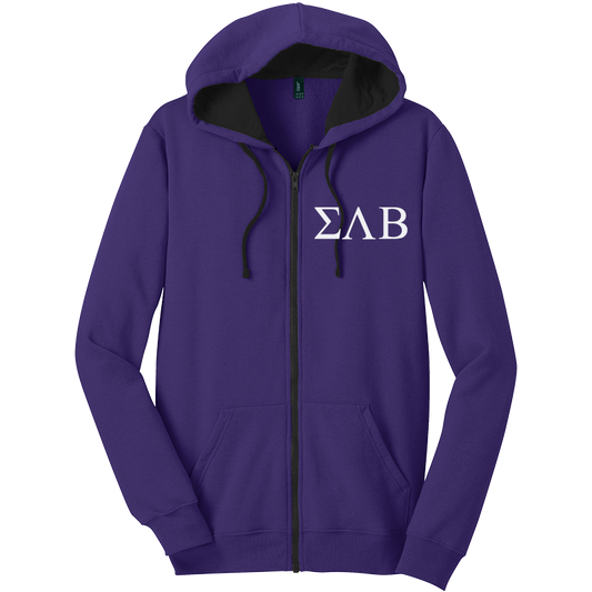 Sigma Lambda Beta Zip-Up Hooded Sweatshirts