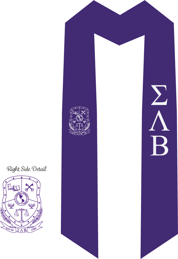 Sigma Lambda Beta Graduation Stoles
