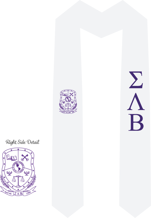 Sigma Lambda Beta Graduation Stoles