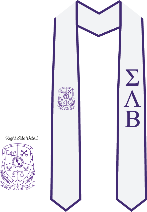 Sigma Lambda Beta Graduation Stoles