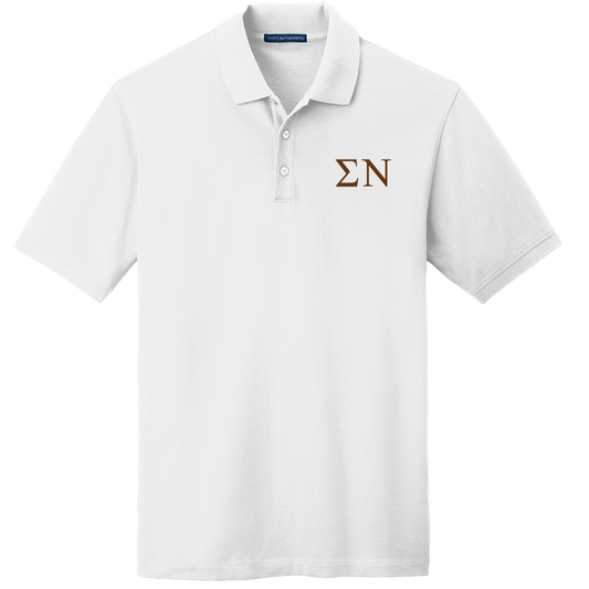 Sigma Nu Men's Embroidered Polo Shirt