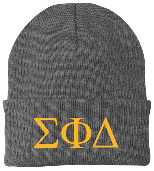 Sigma Phi Delta Lettered Beanies