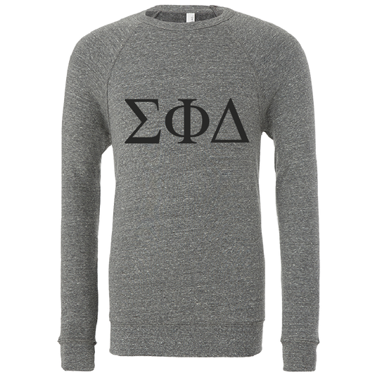 Sigma Phi Delta Lettered Crewneck Sweatshirts