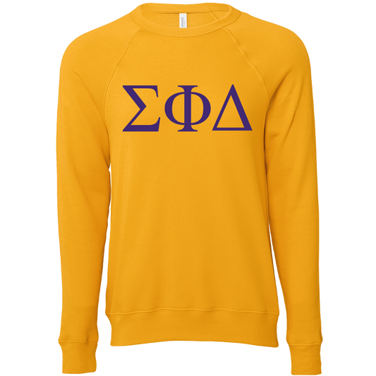 Sigma Phi Delta Embroidered Lettered Crewneck Sweatshirts