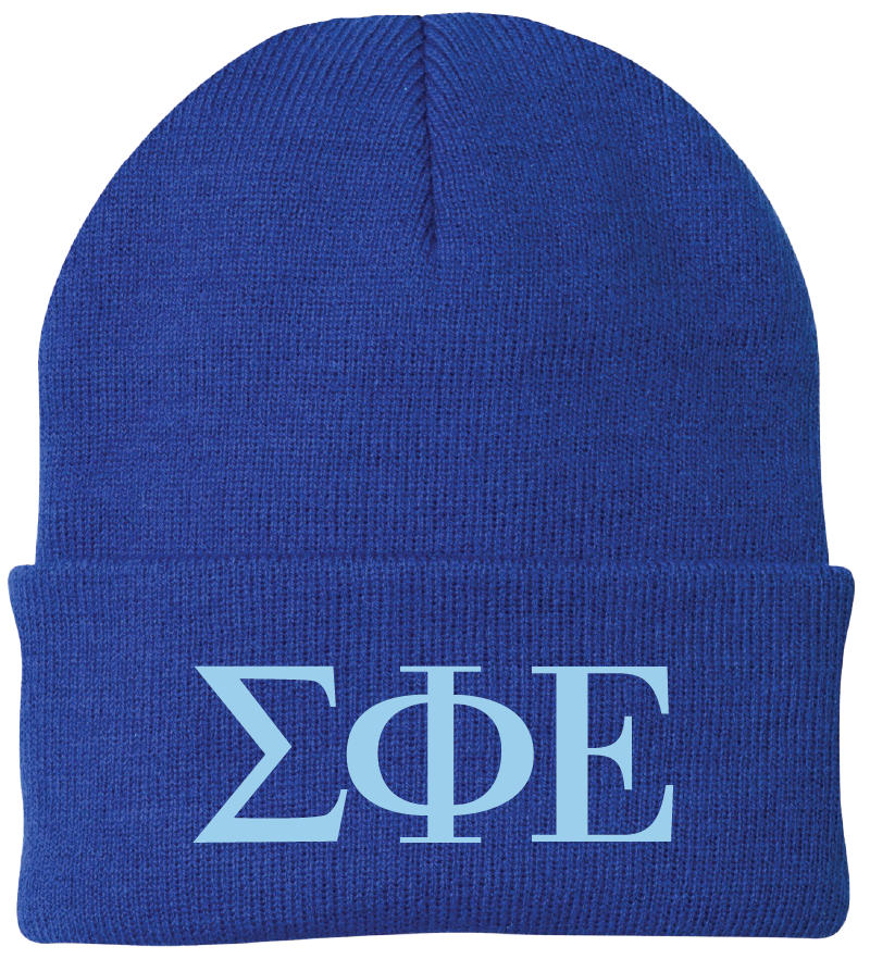 Sigma Phi Epsilon Lettered Beanies