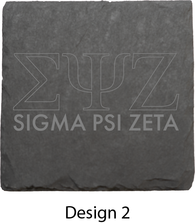 Sigma Psi Zeta Stone Coasters - 4-Pack
