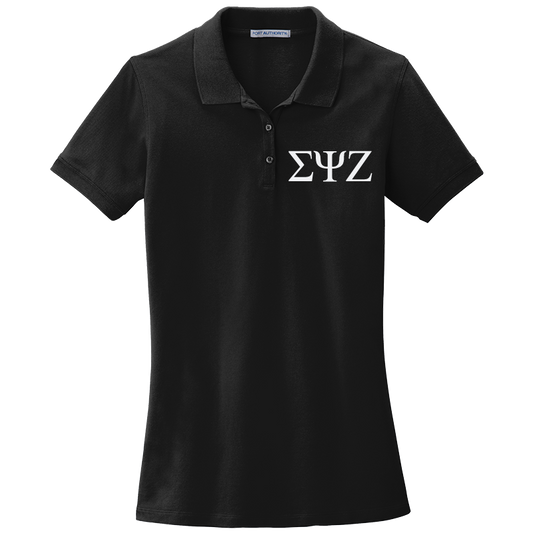 Sigma Psi Zeta Ladies' Embroidered Polo Shirt