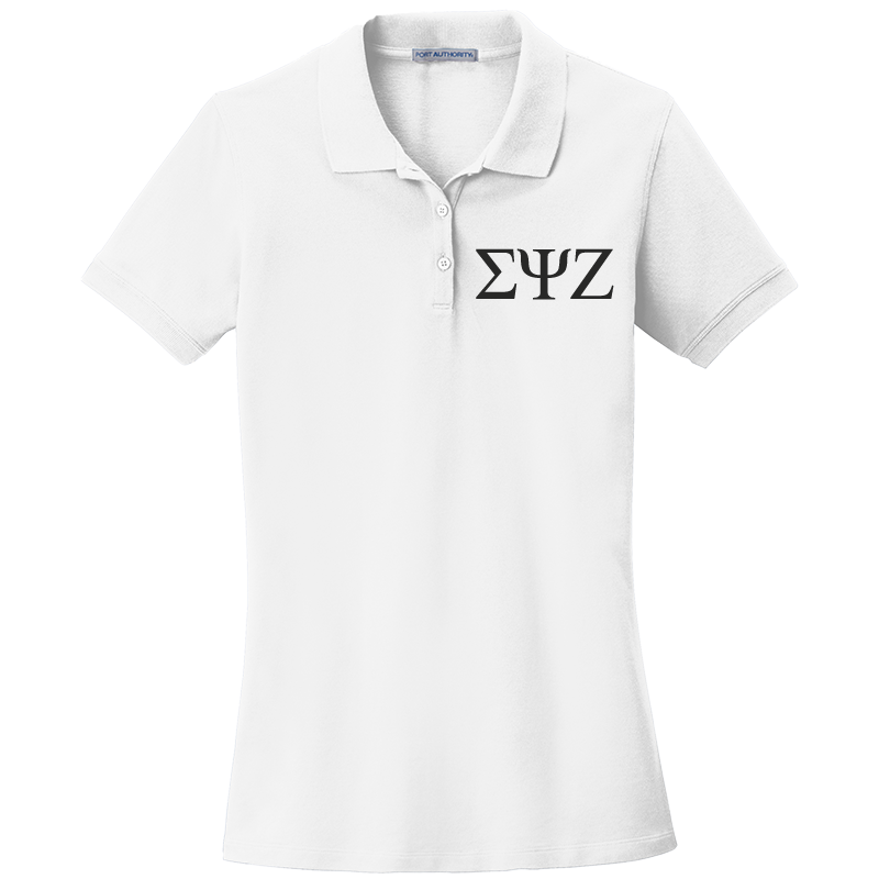 Sigma Psi Zeta Ladies' Embroidered Polo Shirt