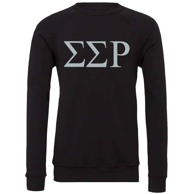 Sigma Sigma Rho Lettered Crewneck Sweatshirts