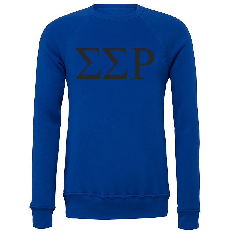 Sigma Sigma Rho Lettered Crewneck Sweatshirts