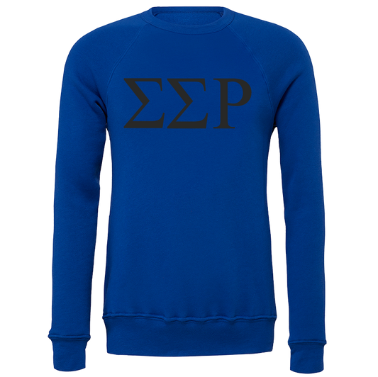 Sigma Sigma Rho Lettered Crewneck Sweatshirts