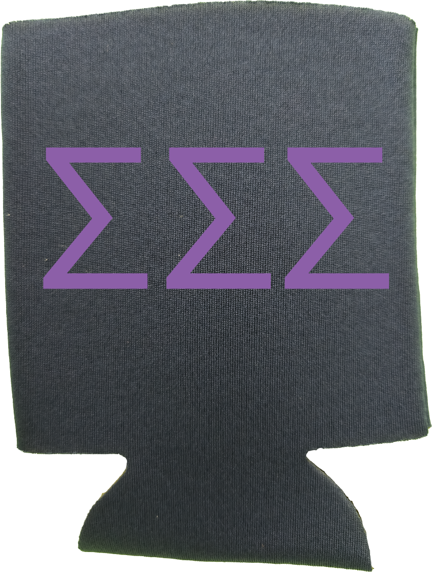 Sigma Sigma Sigma Can Coozies