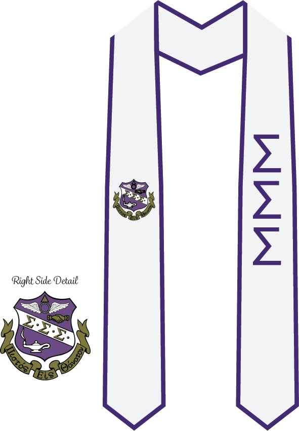 Sigma Sigma Sigma Graduation Stoles